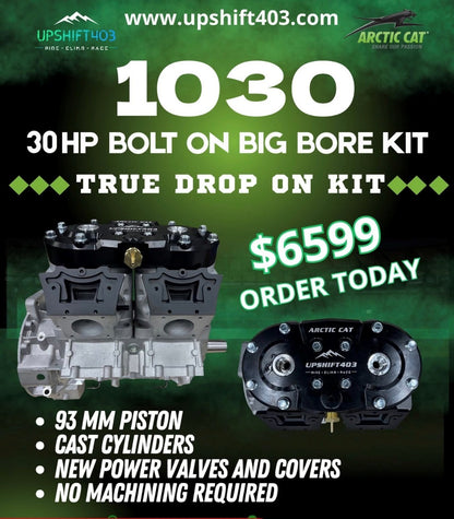 Arctic Cat 1030 cc Bolt On Big Bore Kit (Fits 858)