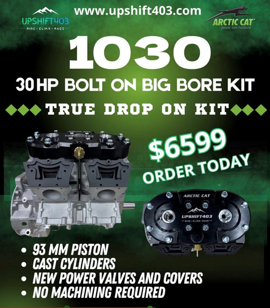 Arctic Cat 1030 cc Bolt On Big Bore Kit (Fits 858)