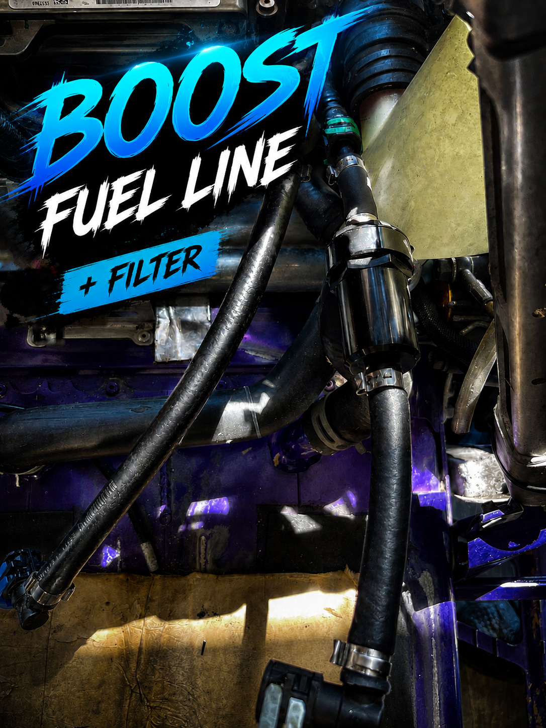 Quantam Fuel Filter - Note the Assembly with hose is for use with  Upshift403 Relocate on 850,9R and Big Bore engines.  (Will not work without relocate on these type of sled models)