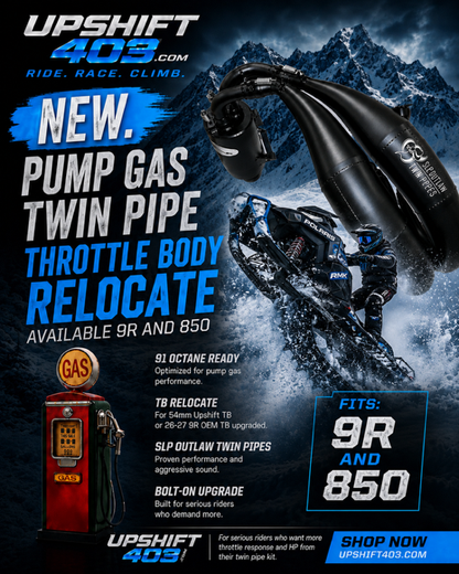 850 Mountain Chassis Twin Pipe Kit
